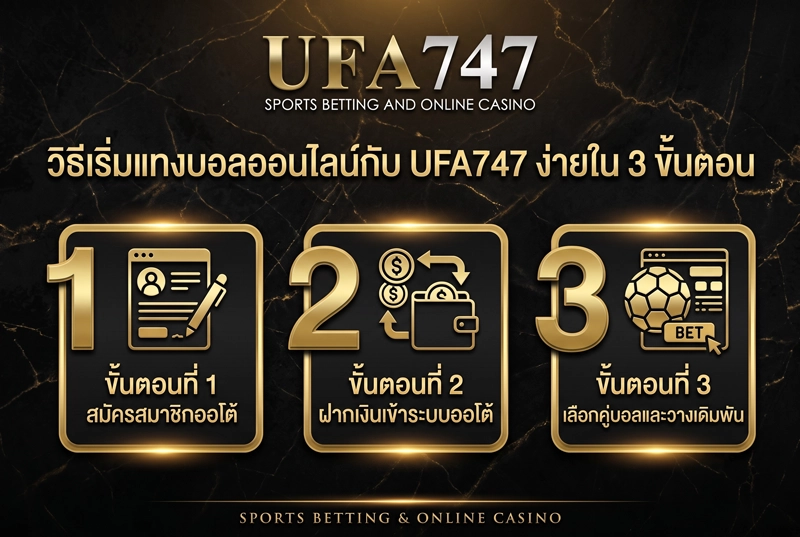 วิธีเริ่มแทงบอลออนไลน์กับ-UFA747